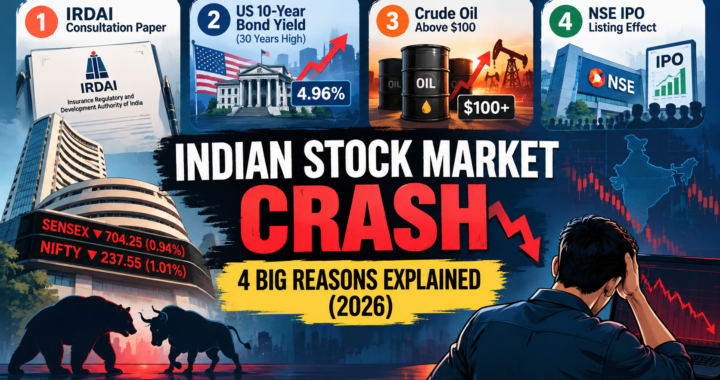 Indian stock market crash reasons 2026
